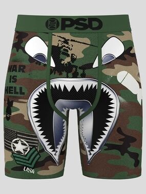 PSD Graphic Boxer Briefs Warface Bomber Size Medium 32-34